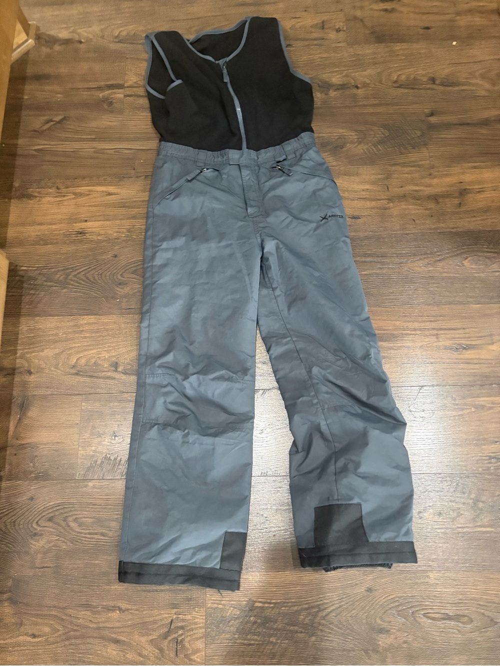 Arctix Kids Snow Bib Overalls XL Husky Steel Gray Ski Snow Pants